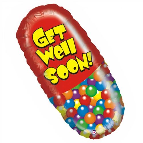 Μπαλόνι Κάψουλα "Get Well Soon"