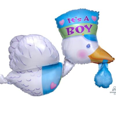 Μπαλόνι γέννησης Πελαργός It's a Boy
