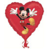 Μπαλόνι Mickey Mouse κόκκινη καρδιά