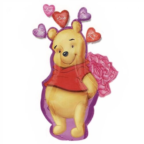 Μπαλόνι Winnie the Pooh με καρδιές