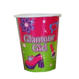Ποτήρια πάρτυ Glamour girl (8 τεμ)