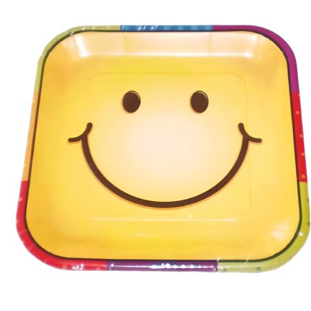 Πιάτα τετράγωνα Smiley Face (8 τεμ)