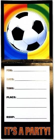 Προσκλητήρια Ποδόσφαιρο με φάκελο