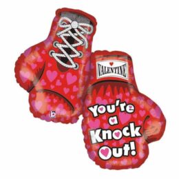 36'' Μπαλόνι γάντια μποξ 'Υou're a knockout'