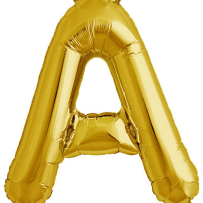τεράστιο μπαλόνι γράμμα χρυσό 100εκ