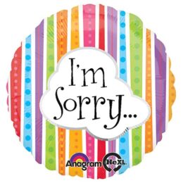 18" Μπαλόνι πολύχρωμο "I'm sorry" 