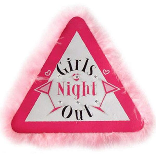 Πινακίδα "Girls Night Out" με φωτάκι 16 εκ