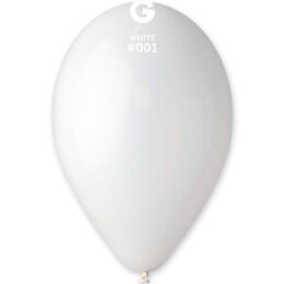 12″ άσπρο λάτεξ μπαλόνι