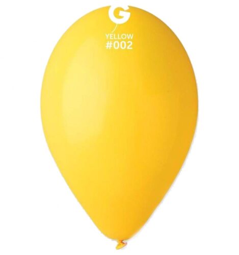 12″ κίτρινο λάτεξ μπαλόνι