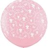 36" μπαλόνι τυπωμένο Λουλούδια ροζ