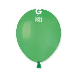 5" Πράσινο λάτεξ μπαλόνι