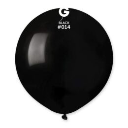 19" Μαύρο μεγάλο μπαλόνι