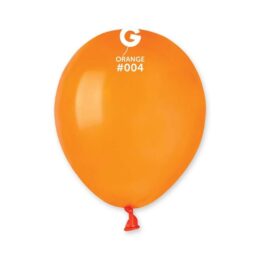 5" Πορτοκαλί λάτεξ μπαλόνι