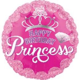 Μπαλόνι για γενέθλια Κορώνα 'Happy Birthday Princess'