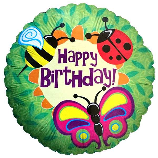 Μπαλόνι για γενέθλια Ζουζούνια 'Happy Birthday'
