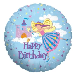 18" Μπαλόνι γενεθλίων Νεράιδα με κάστρο
