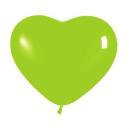 6" Μπαλόνι καρδιά λαχανί