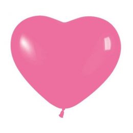 6" Μπαλόνι καρδιά φούξια