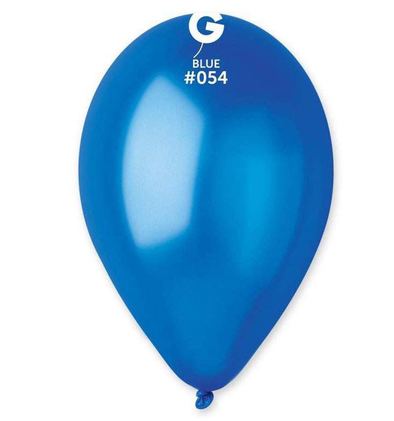 13″ μεταλλικό μπλε λάτεξ μπαλόνι