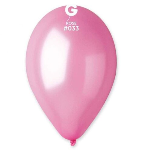 13″ μεταλλικό ροζ λάτεξ μπαλόνι