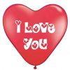 12" Μπαλόνι τυπωμένο Καρδιές I love you