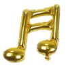 Μπαλόνι Χρυσή διπλή μουσική νότα