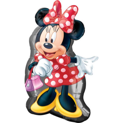 Μπαλόνι Minnie Mouse κόκκινος φιόγκος