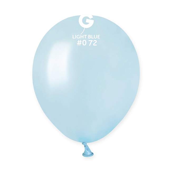 5" Baby Blue λάτεξ μπαλόνι
