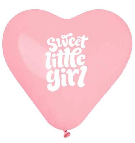 12" Μπαλόνι Καρδιά Sweet Little Girl