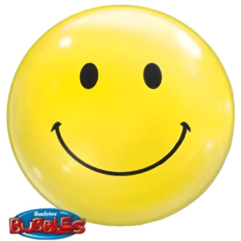 Μπαλόνι bubble Smile Face 56 εκ