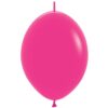 12″ Φούξια μπαλόνι Link-O-Loons με ουρίτσα