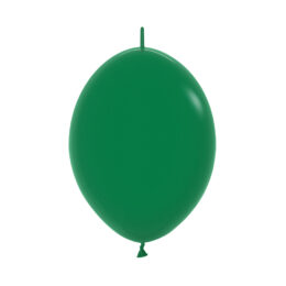 6″ Πράσινο μπαλόνι Link-O-Loons με ουρίτσα