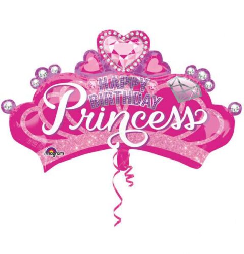 Μπαλόνι για γενέθλια Στέμα 'Happy Bday Princess'