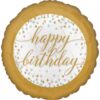 Μπαλόνι για γενέθλια παστέλ κονφετί 'Happy Birthday'