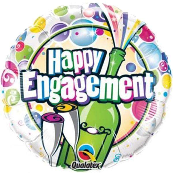 Μπαλόνι Happy Engagement Σαμπάνια 45 εκ