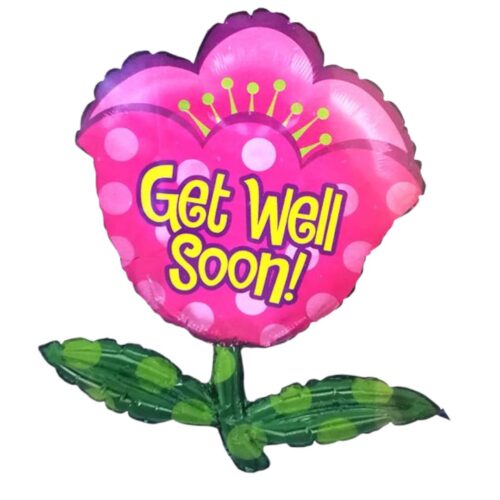 Μπαλόνι Τουλίπα "Get Well Soon"
