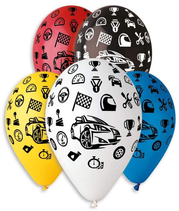 12" Μπαλόνι τυπωμένο Αυτοκινητάκια