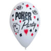 12" Μπαλόνι τυπωμένο Poker Party