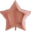 Μπαλόνι Αστέρι 36" Ροζ - Χρυσό