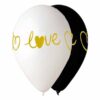 12" Μπαλόνι τυπωμένο χρυσό Love