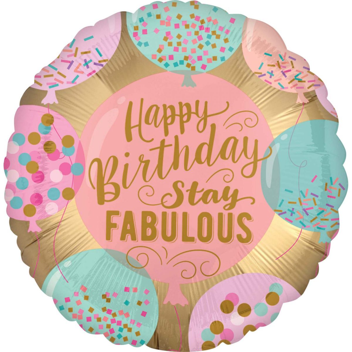 Μπαλόνι για γενέθλια Happy Birthday Stay Fabulous