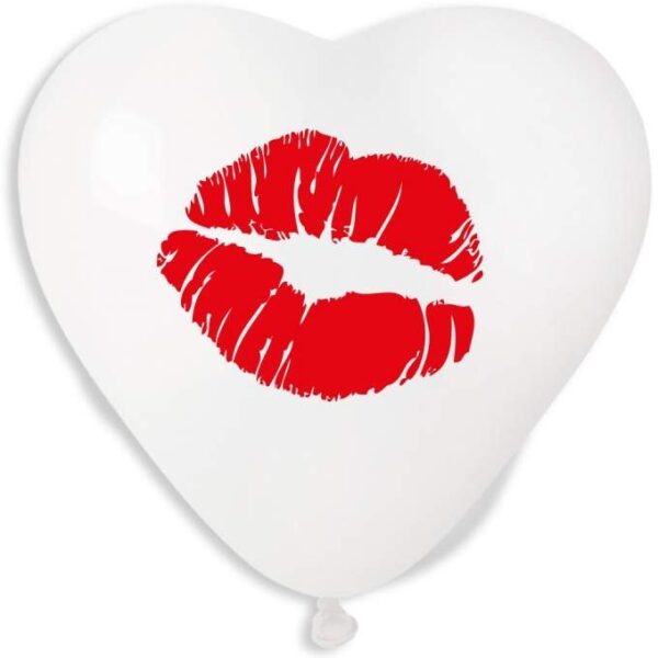 16" Μπαλόνι τυπωμένη Καρδιά φιλί