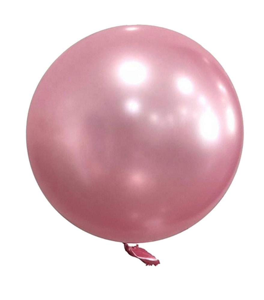 Μπαλόνι Chrome ροζ σφαίρα 22″