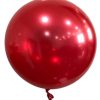 Μπαλόνι Chrome κόκκινη σφαίρα 32"