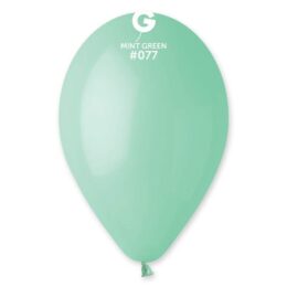 9" Πράσινο μέντας λάτεξ μπαλόνι