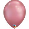 11" chrome ροζ λάτεξ μπαλόνι