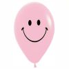 12" Μπαλόνι τυπωμένο Φατσούλα ροζ