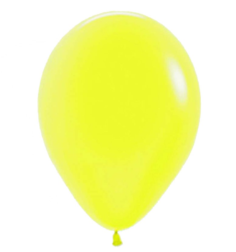 12" Neon κίτρινο λάτεξ μπαλόνι