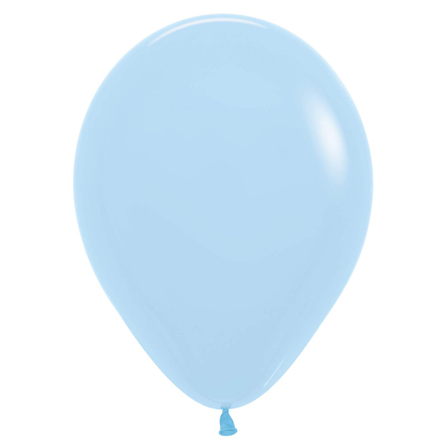 12" Παστέλ ματ Μπλε λάτεξ μπαλόνι