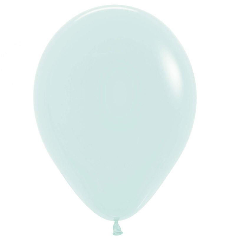 12" παστέλ ματ πράσινο λάτεξ μπαλόνι